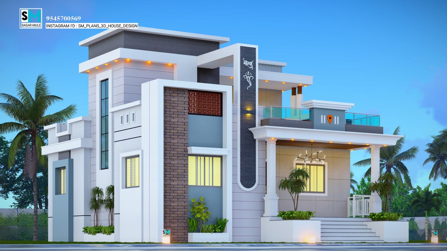 EAST FACING - 3BHK, 1592 - SQFT, 33' X 39' ft.(553 D) - Image 2