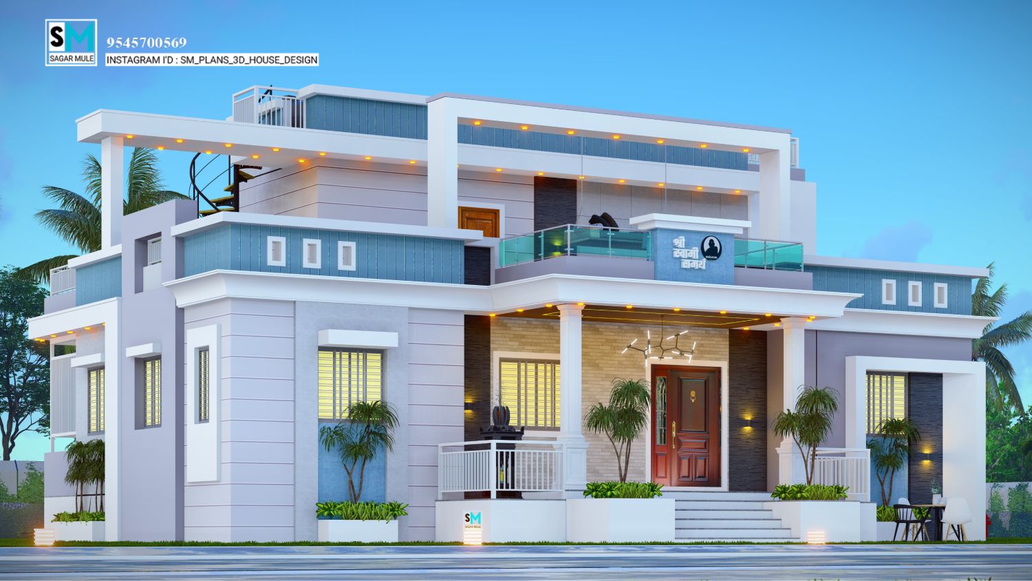 NORTH FACING - 3BHK, 2008 - SQFT, 49' X 38' ft.(589 D) - Image 2