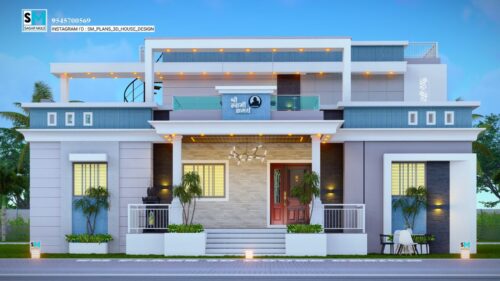 NORTH FACING - 3BHK, 2008 - SQFT, 49' X 38' ft.(589 D)